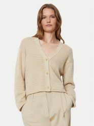 Marc O'Polo Kardigan 406 6059 61259 Beżowy Regular Fit. Brązowe swetry Marc O'Polo, xl, bez wzorów, z bawełny, bez ramiączek. Za 359.99 zł.