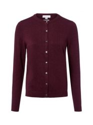 Brookshire Kardigan damski Kobiety Bawełna lila marmurkowy, S. Swetry brookshire, s, bez wzorów, z bawełny, klasyczne, bez ramiączek. Za 249.95 zł.