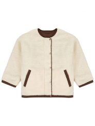 Wrangler Dwustronna kurtka przejściowa w kolorze brązowo-kremowym rozmiar: M. Brązowe kurtki Wrangler, m, bez wzorów, bez kaptura. Za 323.99 zł.