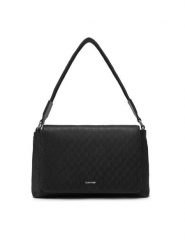 Calvin Klein Torebka Ck Must Satchel_Mono K60K613181 Czarny. Czarne torebki klasyczne Calvin Klein, bez wzorów, ze skóry, bez dodatków. Za 349.99 zł.