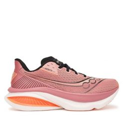 Buty do biegania Saucony. Czerwone buty do biegania Saucony, w ażurowe wzory, bez zapięcia, do biegania. Za 699.99 zł.