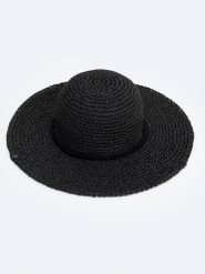 BIG STAR Kapelusz w kolorze czarnym rozmiar: onesize. Czarne kapelusze BIG STAR, bez wzorów, z materiału, retro. Za 39.99 zł.