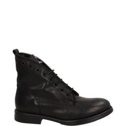 DAMSKIE BOTKI 10807 VITEL NERO. Botki Venezia, bez wzorów, ze skóry, bez obcasa, bez zapięcia. Za 399.00 zł.
