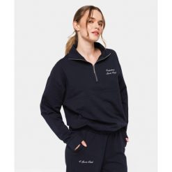 Bluza dresowa Carpatree Club Sport Royal Navy. Niebieskie bluzy bez kaptura Carpatree, xs, bez wzorów, z dresówki, bez kaptura. W wyprzedaży za 199.99 zł.