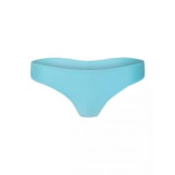 Dół od bikini Volcom Semplicemente Solid. Niebieskie bikini Volcom, bez wzorów, z elastanu, sportowe. W wyprzedaży za 73.00 zł.