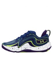 Under Armour Buty w kolorze granatowo-limonkowym do biegania rozmiar: 42. Niebieskie buty treningowe Under Armour, bez wzorów, z materiału, bez zapięcia, do biegania. Za 297.05 zł.