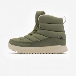 Buty turystyczne damskie Quechua NH500 wodoodporne. Zielone buty trekkingowe QUECHUA, na zimę, z materiału, bez zapięcia. Za 179.99 zł.