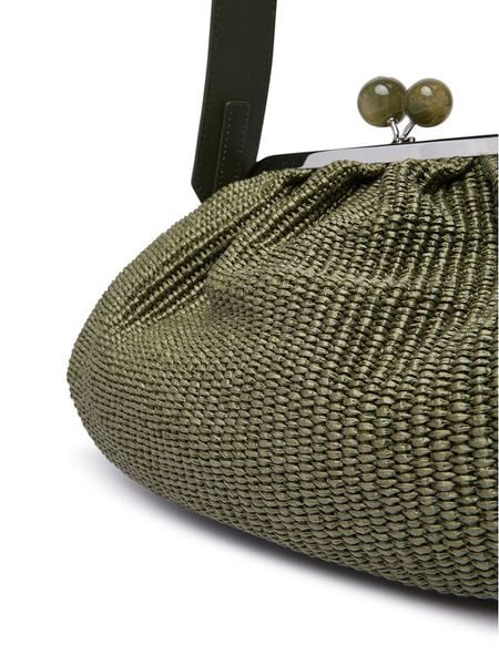 Weekend Max Mara Torebka 2615511105650 Zielony. Zielone kopertówki Weekend Max Mara, bez wzorów, z materiału, wizytowe, bez dodatków. Za 1,579.00 zł.