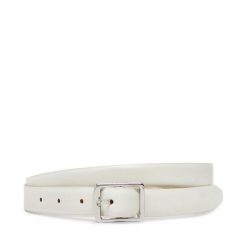 Pasek Damski Calvin Klein. Białe paski Calvin Klein, bez wzorów. Za 179.99 zł.
