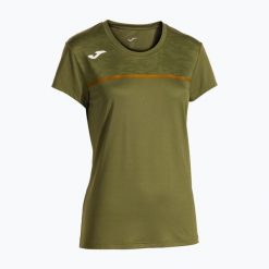 Koszulka do biegania damska Joma Record III. Zielone t-shirty sportowe Joma, l, bez wzorów, bez ramiączek, do biegania. Za 89.99 zł.