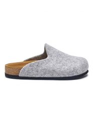 Comfortfusse Wełniane kapcie w kolorze szarym rozmiar: 42. Szare kapcie Comfortfüße, bez wzorów, z materiału. Za 260.99 zł.