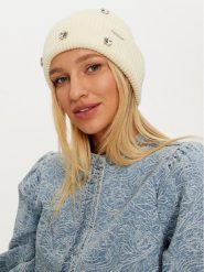 Guess Czapka AW5198 POL01 Écru. Czapki zimowe Guess, z aplikacjami, z materiału. Za 269.99 zł.