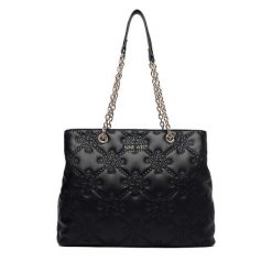 Torebka Nine West. Czarne torebki klasyczne Nine West, bez wzorów, klasyczne, bez dodatków. Za 249.99 zł.