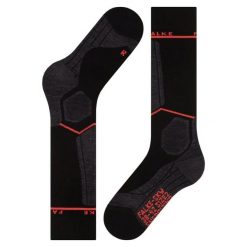 Podkolanówki damskie Falke SK Energizing Wool. Brązowe skarpetki Falke, bez wzorów, z elastanu. Za 267.00 zł.
