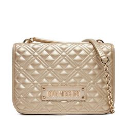 Torebka LOVE MOSCHINO. Żółte torebki klasyczne Love Moschino, bez wzorów, klasyczne, bez dodatków. Za 579.99 zł.