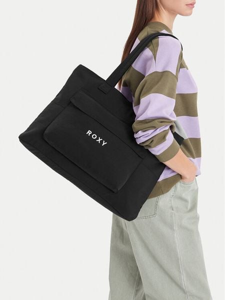 Roxy Torebka WBEOHP-ROXY-MZ-005-10 Czarny. Czarne torebki klasyczne Roxy, bez wzorów, bez dodatków. Za 79.99 zł.