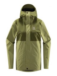 Haglöfs Kurtka przeciwdeszczowa Koyal 606494 Zielony Active Fit. Zielone kurtki przeciwdeszczowe Haglöfs, m, bez wzorów, z syntetyku, bez kaptura, outdoorowe. Za 569.99 zł.
