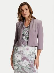 Swing Marynarka 4AF01800 Fioletowy Regular Fit. Fioletowe marynarki i żakiety Swing, bez wzorów, z syntetyku, bez ramiączek. Za 209.99 zł.