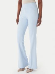 Rinascimento Spodnie materiałowe CFC0127876003 Błękitny Slim Fit. Niebieskie spodnie materiałowe Rinascimento, bez wzorów, z materiału. Za 439.99 zł.