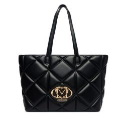 Torebka LOVE MOSCHINO. Czarne shopper bag Love Moschino, bez wzorów, bez dodatków. Za 1,049.00 zł.