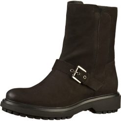 Skórzane botki w kolorze czarnym. Botki Geox. W wyprzedaży za 259.95 zł.