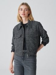 OPUS Kurtka koszulowa w kolorze czarnym rozmiar: 42. Czarne kurtki Opus, bez wzorów, bez kaptura. Za 239.99 zł.