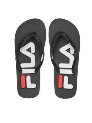 Fila Japonki Troy Slipper Wmn FFW0005.80010 Czarny. Czarne japonki Fila, bez wzorów, z tworzywa sztucznego. Za 39.99 zł.