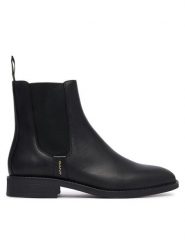Gant Sztyblety Fayy 33551427 Czarny. Czarne botki Gant, bez wzorów, ze skóry, bez obcasa, na płaskiej podeszwie, bez zapięcia. Za 769.99 zł.
