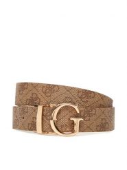 Guess Pasek Damski BW9266 P5330 Beżowy. Brązowe paski Guess, z aplikacjami, ze skóry. Za 269.99 zł.
