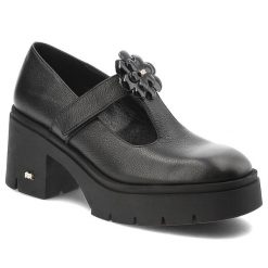 Czarne Półbuty Karino Buty Damskie Na Obcasie. Czarne półbuty wsuwane Karino, bez wzorów, ze skóry, eleganckie, bez obcasa, na obcasie. Za 422.99 zł.