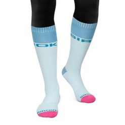 Skarpety snowboardowe Siroko Fuji Light Blue. Niebieskie skarpetki SIROKO, bez wzorów, narciarskie. Za 63.00 zł.