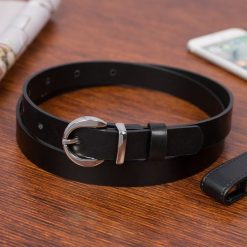 Pasek skórzany BELTIMORE r.85-100 cm O20 czarny. Czarne paski bez wzorów. Za 49.99 zł.