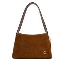 Torebka Coach. Brązowe torebki klasyczne Coach, bez wzorów, klasyczne, bez dodatków. Za 1,739.00 zł.