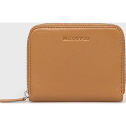 Marc O'Polo portfel damski kolor beżowy. Brązowe portfele Marc O'Polo, bez wzorów, ze skóry. Za 349.99 zł.