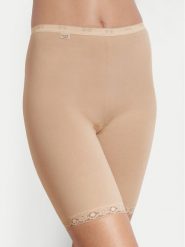 Sloggi Bielizna dolna z nogawkami Basic 10007643 Beżowy. Brązowa bielizna modelująca Sloggi, bez wzorów, z bawełny. Za 69.99 zł.