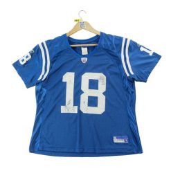 Second life - Koszulka damska NFL Indianapolis Colts - Stan dobry. Niebieskie t-shirty sportowe NFL, l, bez wzorów, z materiału, bez ramiączek, do piłki nożnej. Za 85.16 zł.