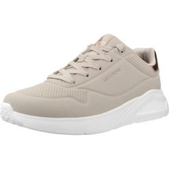 Buty SKECHERS UNO LITE SHIMMER ALONG Beżowy. Brązowe buty trekkingowe Skechers, bez wzorów, z tkaniny, bez zapięcia, trekkingowe. Za 322.99 zł.