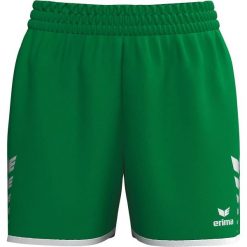 Szorty bez podszewki damskie Erima Wings. Zielone szorty Erima, bez wzorów, z materiału. Za 121.50 zł.