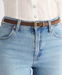DAMSKI PASEK WRANGLER THIN WESTERN BELT BROWN SUEDE 112378840. Brązowe paski Wrangler, bez wzorów. Za 89.99 zł.