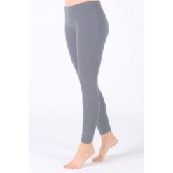 Norte - Ocieplane Legginsy z 100% Wełny Merino (195 g/m²). Szare bielizna termoaktywna damska WOOLONA, bez wzorów, z wełny, sportowe. W wyprzedaży za 288.00 zł.