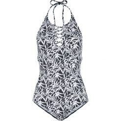 Kostium kąpielowy bonprix czarno-biały z nadrukiem. Bielizna modelująca marki bonprix. Za 109.99 zł.