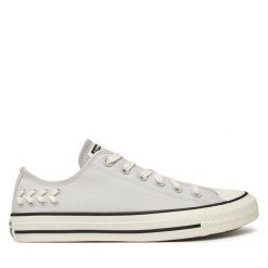Trampki Converse. Szare trampki Converse, bez wzorów, retro, bez zapięcia. Za 209.99 zł.