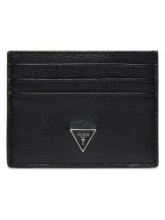 Guess Portfel w kolorze czarnym - 12 x 9 x 2 cm rozmiar: onesize. Czarne portfele Guess, z aplikacjami, z materiału. Za 130.99 zł.