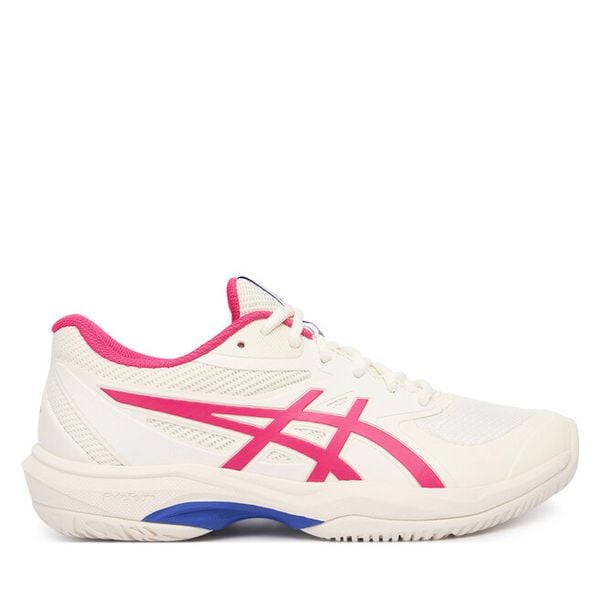 Buty do tenisa Asics. Szare buty treningowe ASICS, bez wzorów, bez zapięcia, tenisowe. Za 339.99 zł.