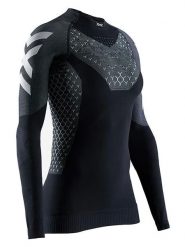 X-Bionic Koszulka w kolorze czarnym do biegania rozmiar: XS. Czarne t-shirty sportowe X BIONIC, xs, bez wzorów, z materiału, bez ramiączek, do biegania. Za 287.84 zł.