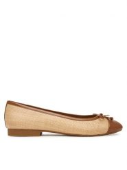 MICHAEL Michael Kors Baleriny Piper Flex 40S6PIFP2D Beżowy. Brązowe baleriny MICHAEL Michael Kors, bez wzorów, z syntetyku, bez obcasa, bez zapięcia. Za 569.99 zł.