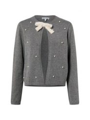 More & More Kardigan damski Kobiety szary marmurkowy, 38. Szare swetry More & More, bez wzorów, klasyczne, bez ramiączek. Za 279.95 zł.