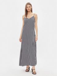 Tommy Hilfiger Sukienka letnia WW0WW41780 Granatowy Regular Fit. Niebieskie sukienki Tommy Hilfiger, bez wzorów, z wiskozy, bez kołnierzyka, bez ramiączek. Za 449.99 zł.