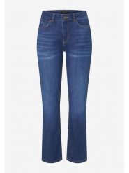 More & More Dżinsy - Regular fit - w kolorze niebieskim rozmiar: 36. Niebieskie jeansy More & More, z aplikacjami, z bawełny, klasyczne, z podwyższonym stanem. Za 127.65 zł.