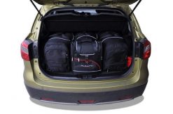 Torby Do Bagażnika Suzuki Sx4 S-Cross 2013-2021 4Szt Kjust. Czarne torby podróżne KJUST, bez wzorów, z kauczuku. Za 1,203.00 zł.